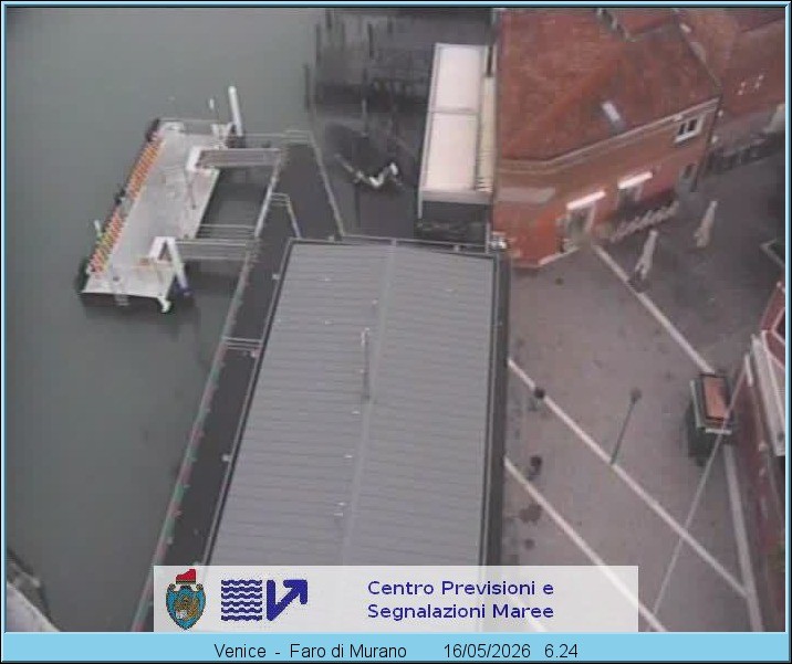 Archiv Foto Webcam Murano Hafen in Venedig