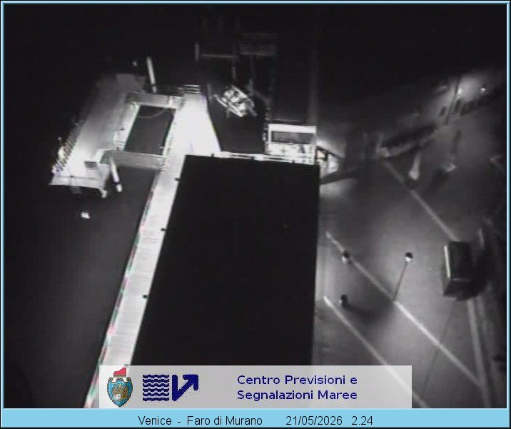 Archiv Foto Webcam Murano Hafen in Venedig