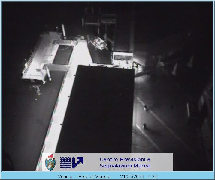 Archiv Foto Webcam Murano Hafen in Venedig