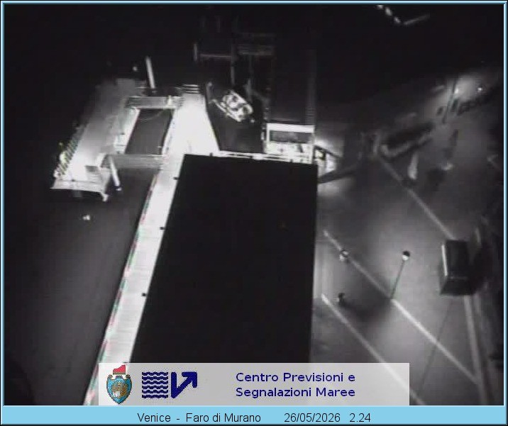 Archiv Foto Webcam Murano Hafen in Venedig