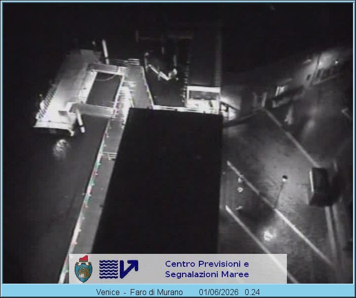 Archiv Foto Webcam Murano Hafen in Venedig