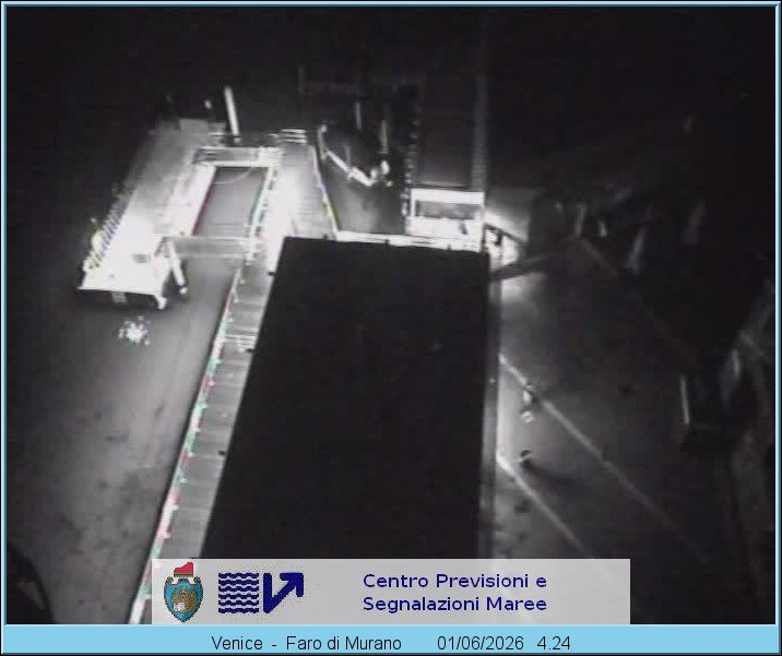 Archiv Foto Webcam Murano Hafen in Venedig