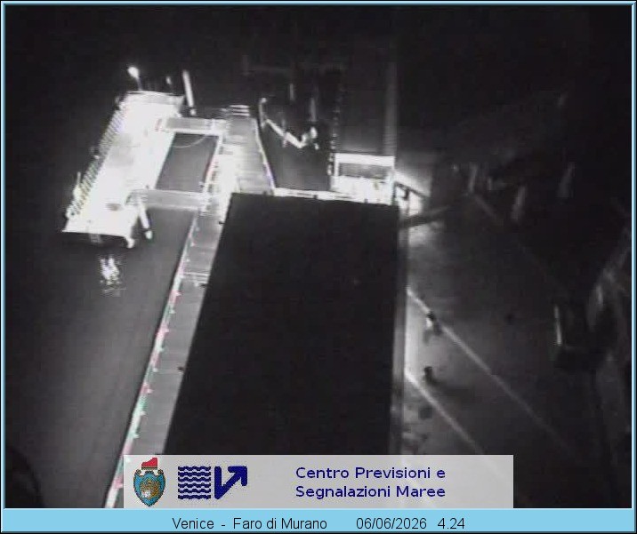 Archiv Foto Webcam Murano Hafen in Venedig