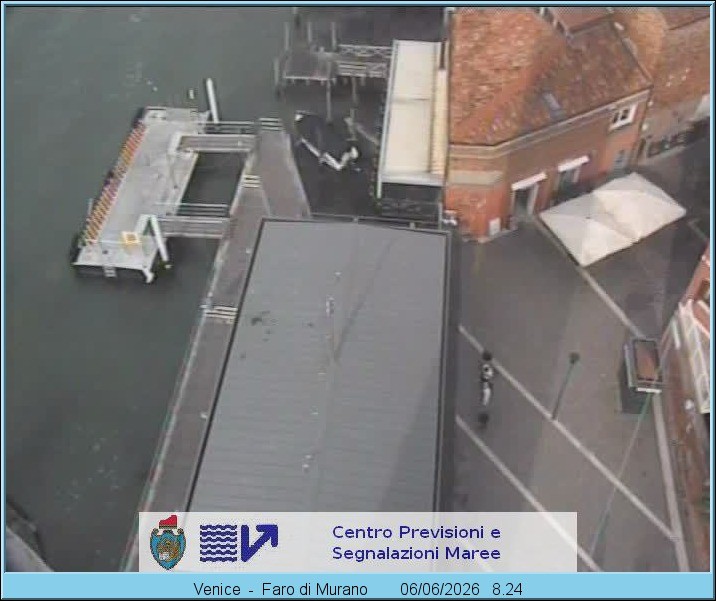 Archiv Foto Webcam Murano Hafen in Venedig