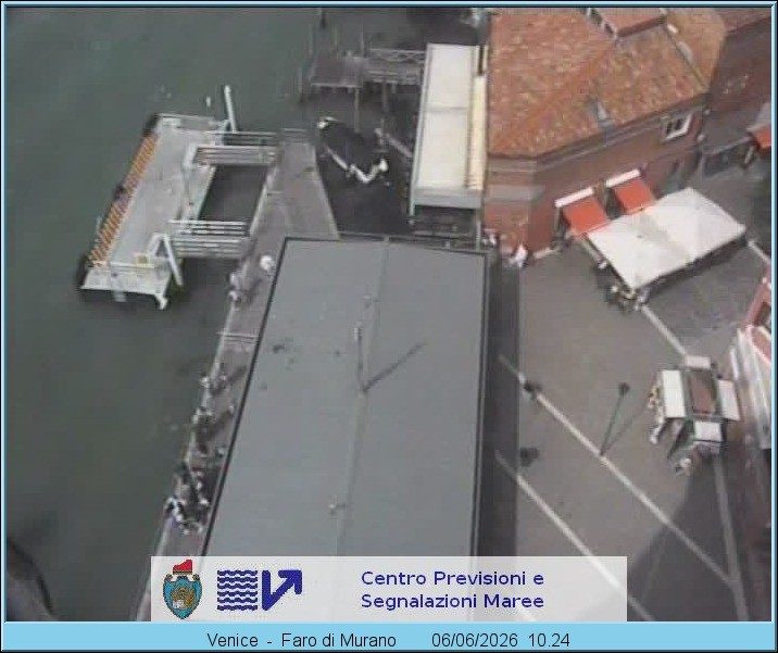 Archiv Foto Webcam Murano Hafen in Venedig