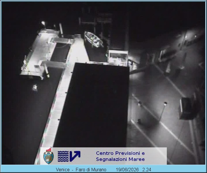 Archiv Foto Webcam Murano Hafen in Venedig
