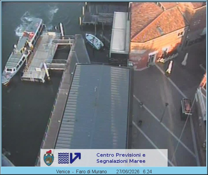Archiv Foto Webcam Murano Hafen in Venedig