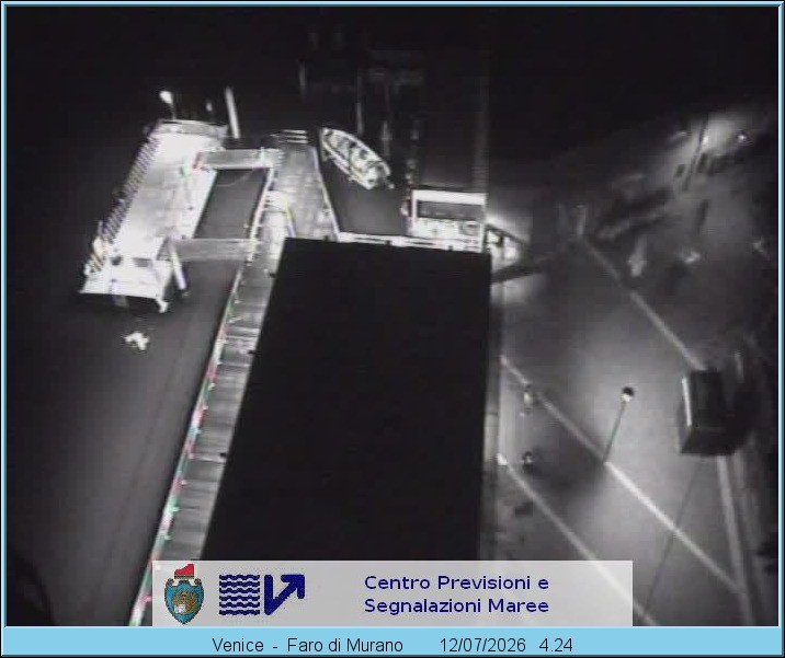 Archiv Foto Webcam Murano Hafen in Venedig