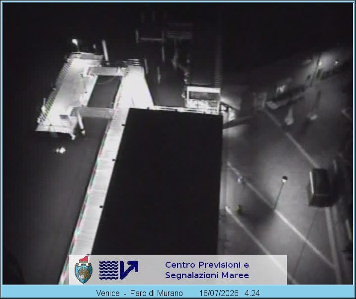 Archiv Foto Webcam Murano Hafen in Venedig