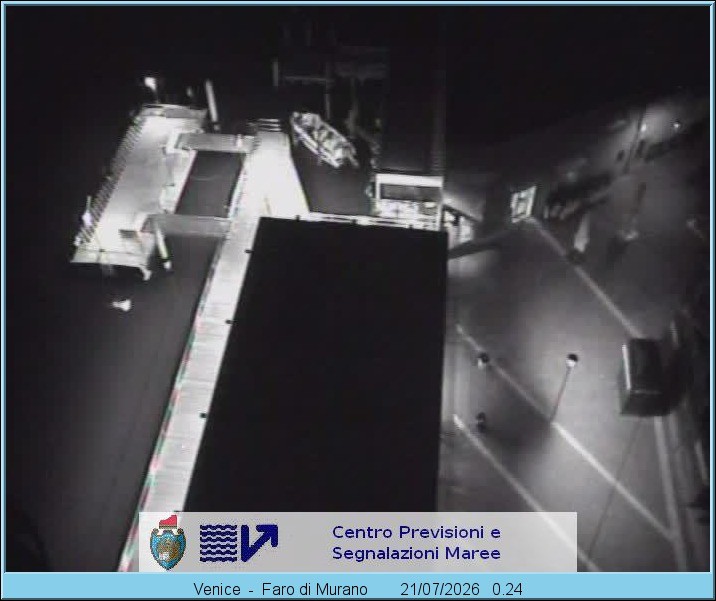Archiv Foto Webcam Murano Hafen in Venedig