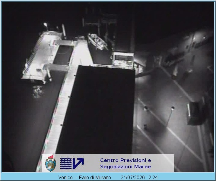 Archiv Foto Webcam Murano Hafen in Venedig
