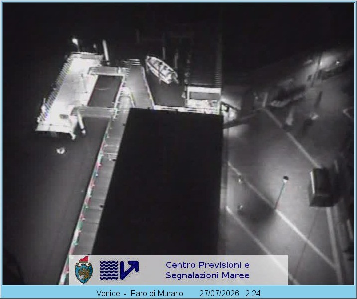 Archiv Foto Webcam Murano Hafen in Venedig