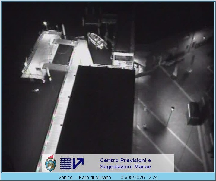 Archiv Foto Webcam Murano Hafen in Venedig