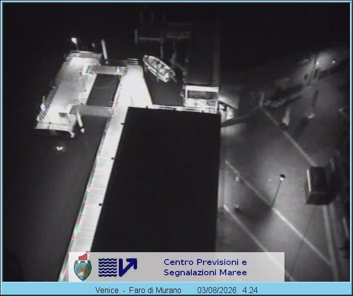 Archiv Foto Webcam Murano Hafen in Venedig