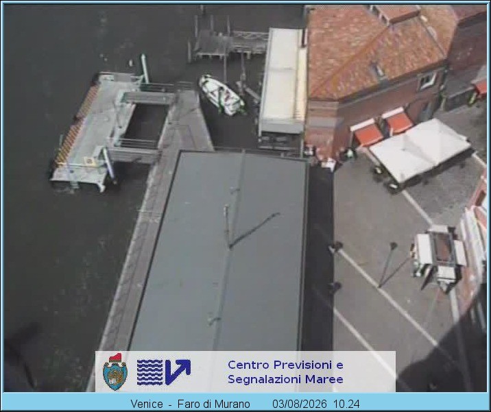 Archiv Foto Webcam Murano Hafen in Venedig