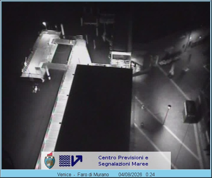 Archiv Foto Webcam Murano Hafen in Venedig