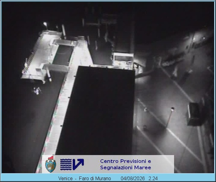Archiv Foto Webcam Murano Hafen in Venedig