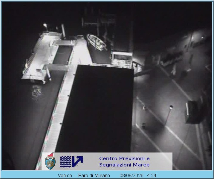 Archiv Foto Webcam Murano Hafen in Venedig