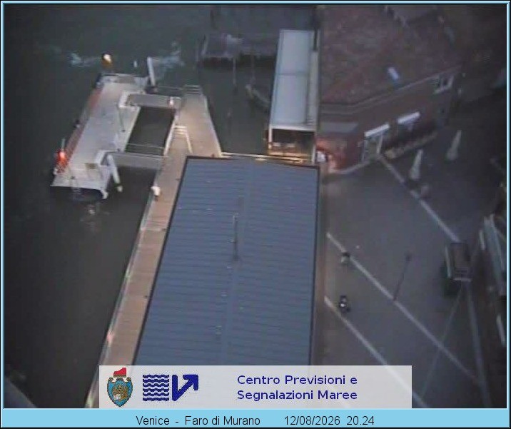 Archiv Foto Webcam Murano Hafen in Venedig