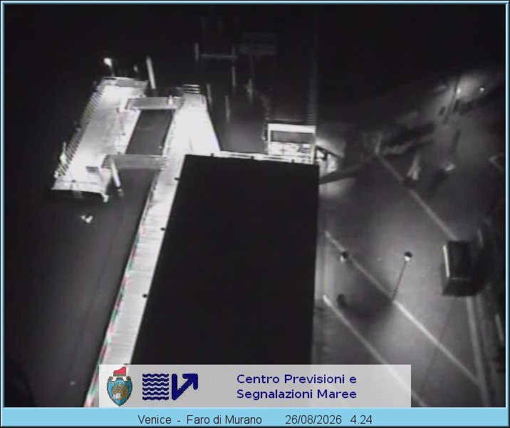 Archiv Foto Webcam Murano Hafen in Venedig