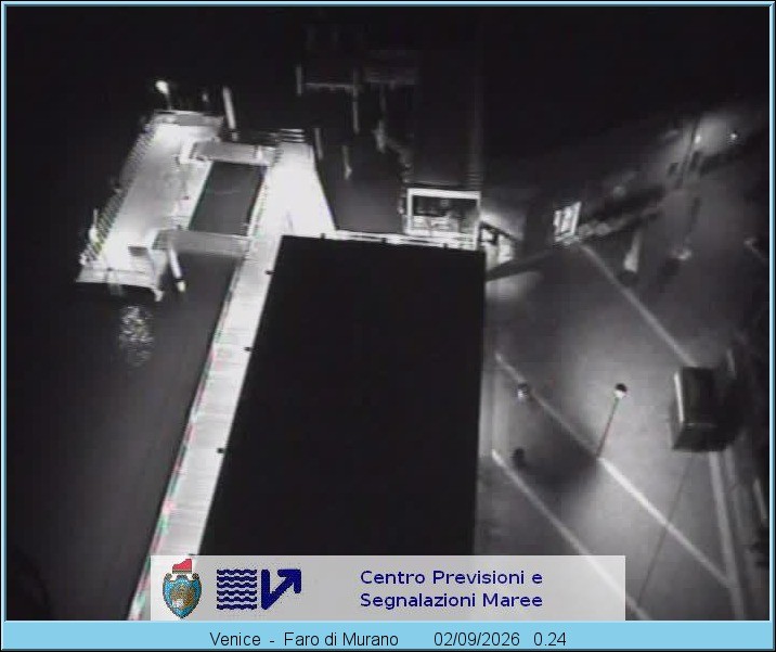 Archiv Foto Webcam Murano Hafen in Venedig