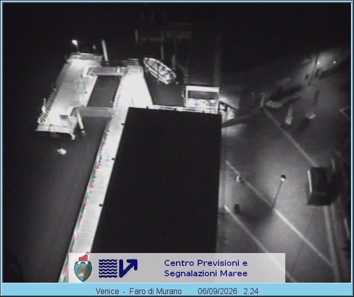 Archiv Foto Webcam Murano Hafen in Venedig