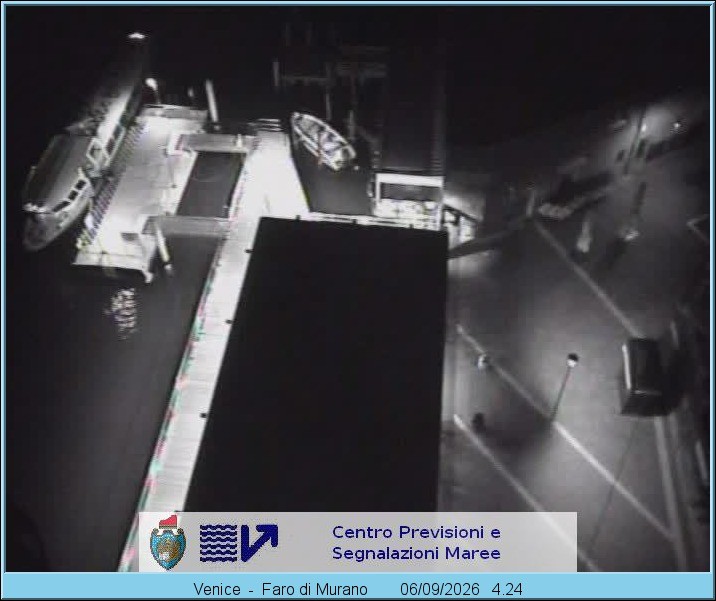 Archiv Foto Webcam Murano Hafen in Venedig
