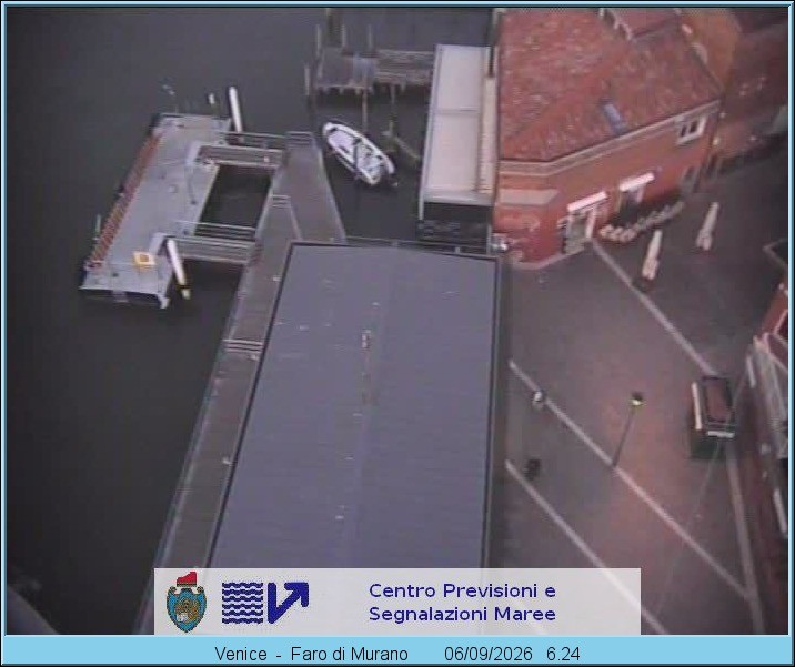 Archiv Foto Webcam Murano Hafen in Venedig