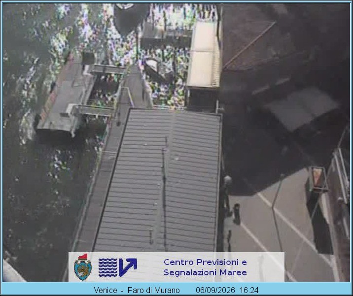 Archiv Foto Webcam Murano Hafen in Venedig