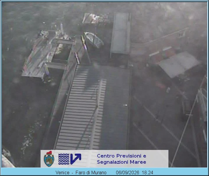 Archiv Foto Webcam Murano Hafen in Venedig