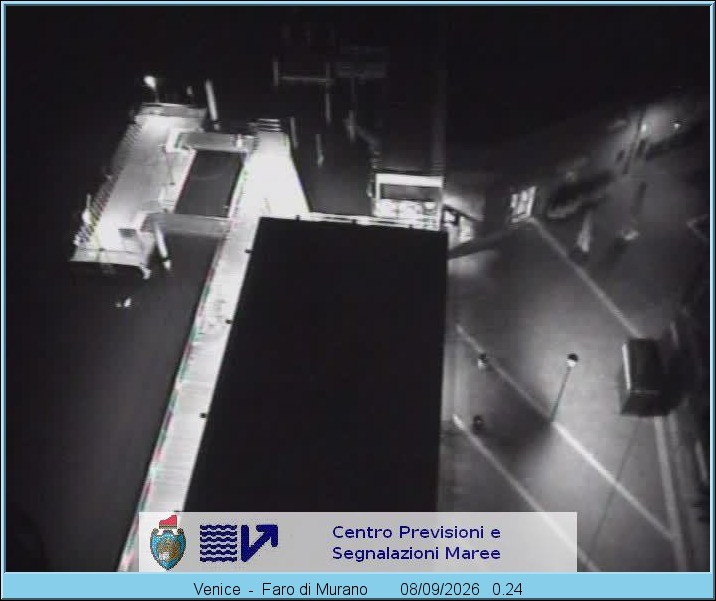 Archiv Foto Webcam Murano Hafen in Venedig
