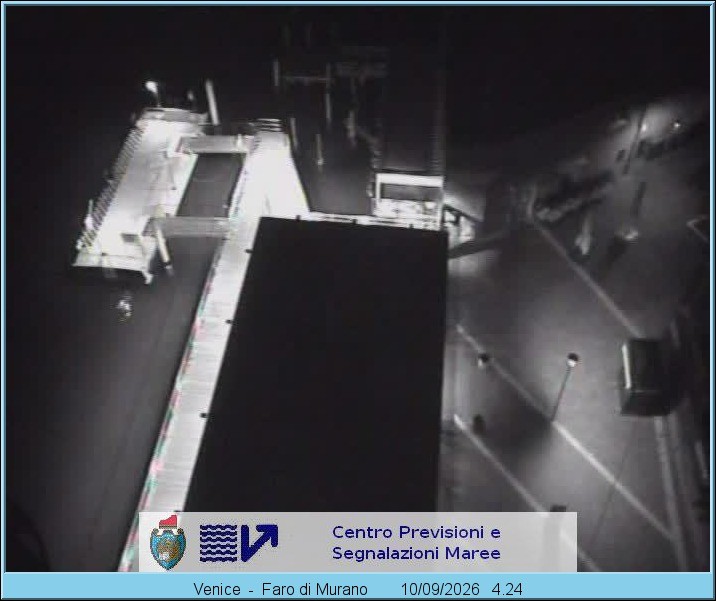 Archiv Foto Webcam Murano Hafen in Venedig