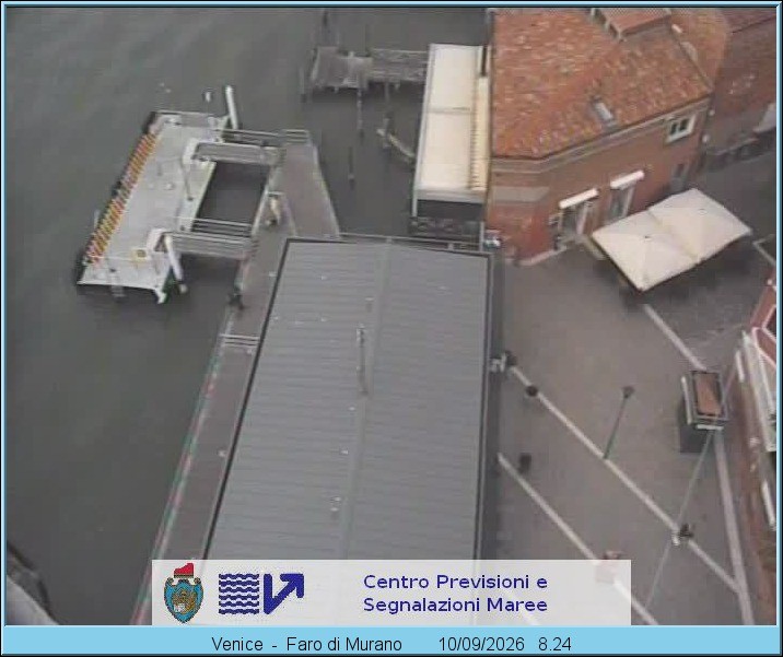 Archiv Foto Webcam Murano Hafen in Venedig