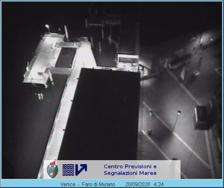 Archiv Foto Webcam Murano Hafen in Venedig