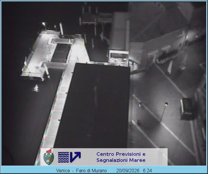 Archiv Foto Webcam Murano Hafen in Venedig