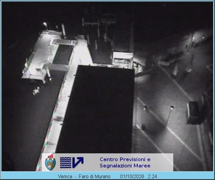 Archiv Foto Webcam Murano Hafen in Venedig