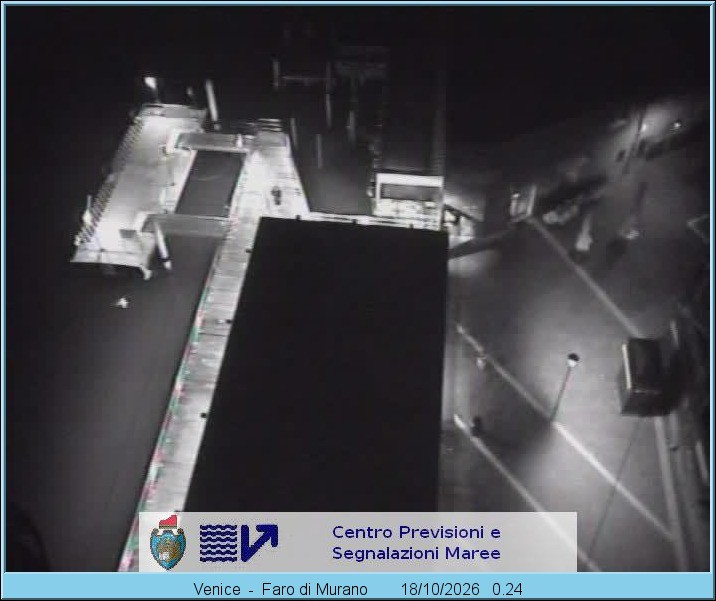 Archiv Foto Webcam Murano Hafen in Venedig