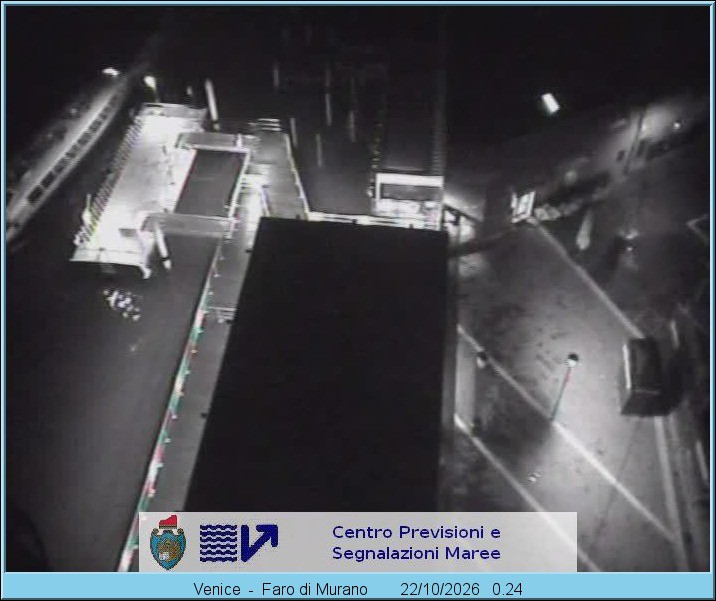 Archiv Foto Webcam Murano Hafen in Venedig