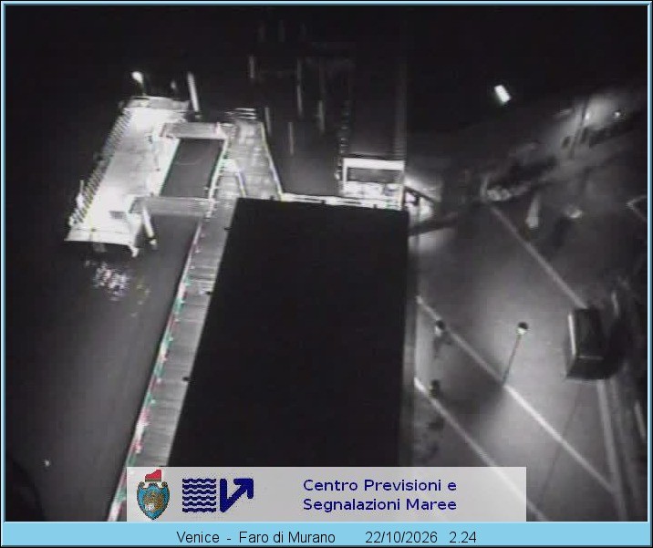 Archiv Foto Webcam Murano Hafen in Venedig