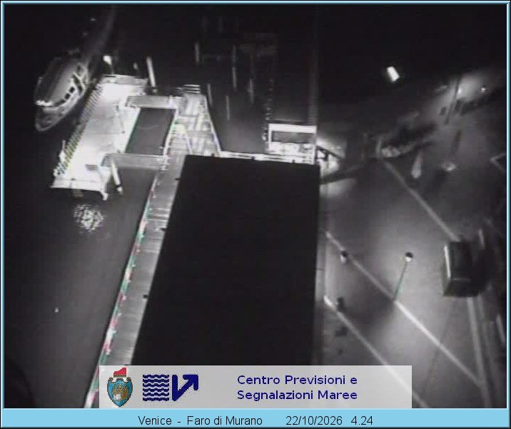 Archiv Foto Webcam Murano Hafen in Venedig