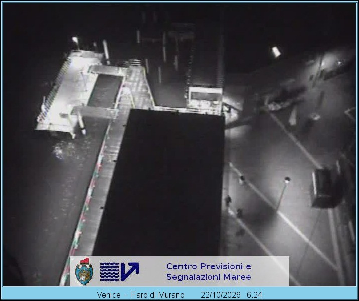 Archiv Foto Webcam Murano Hafen in Venedig