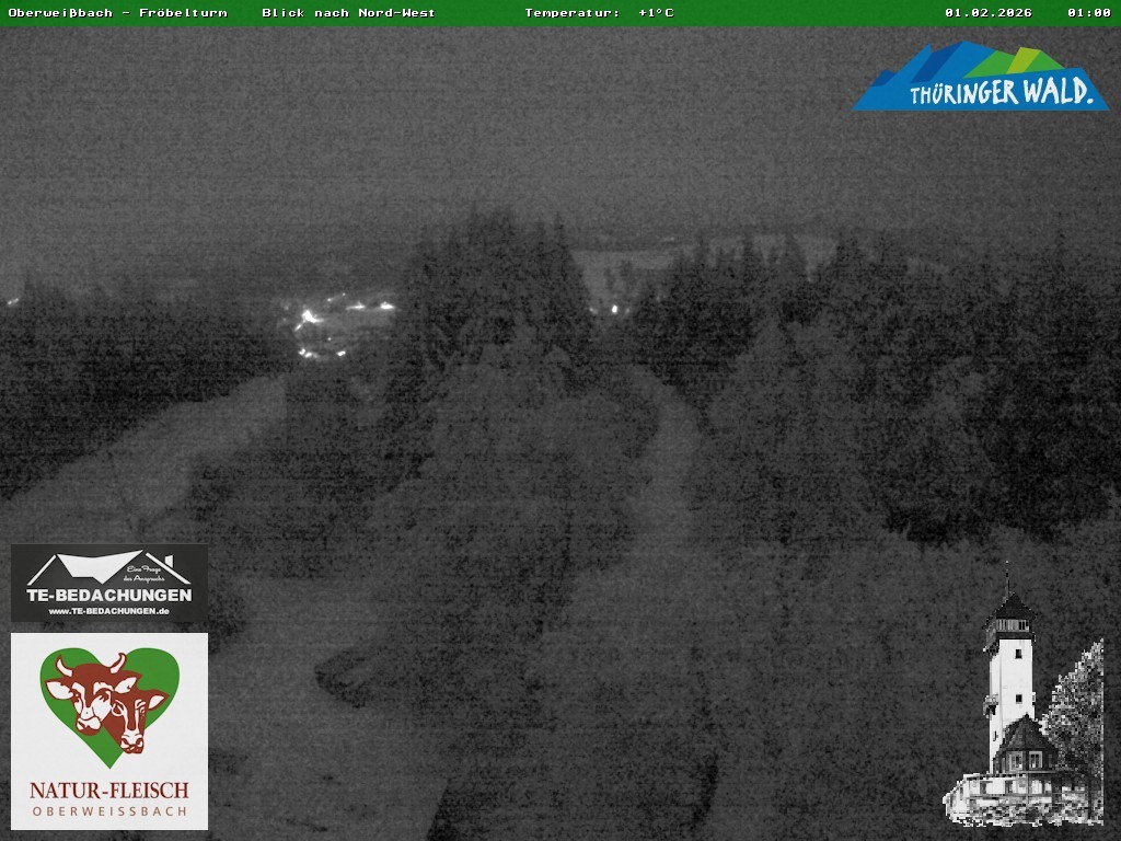 Archiv Foto Webcam Oberweissbach - Blick vom Fröbelturm