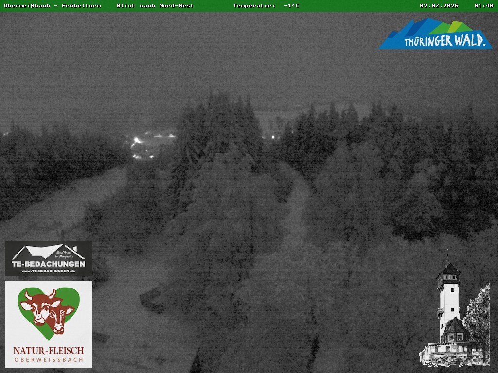 Archiv Foto Webcam Oberweissbach - Blick vom Fröbelturm