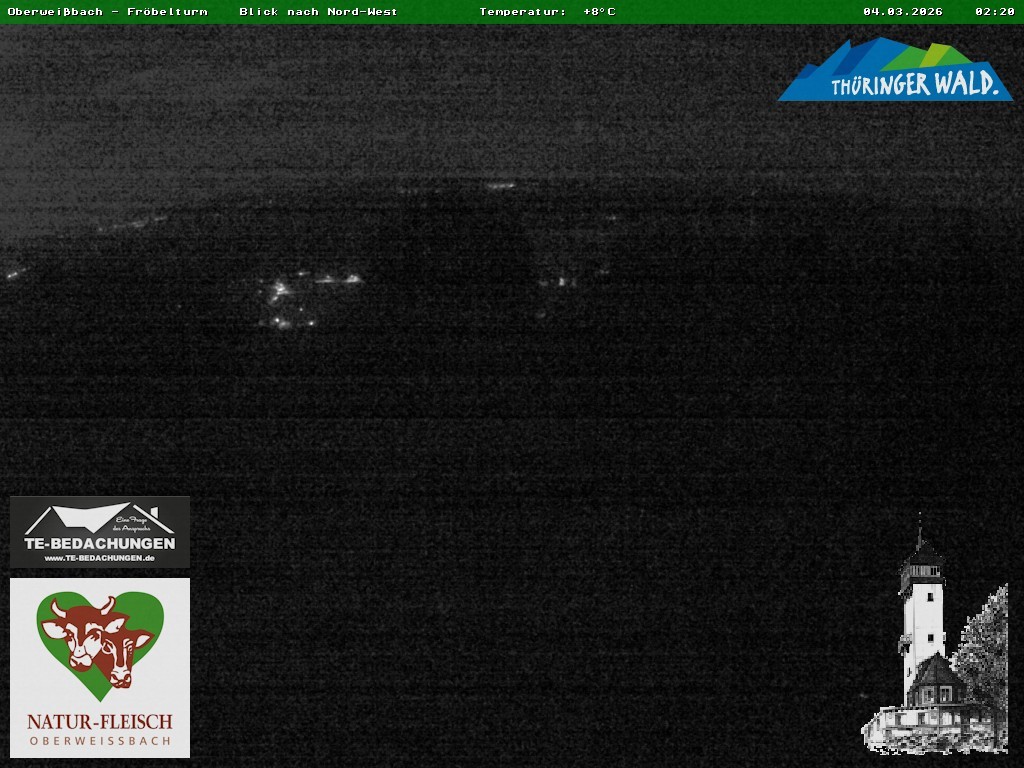 Archiv Foto Webcam Oberweissbach - Blick vom Fröbelturm