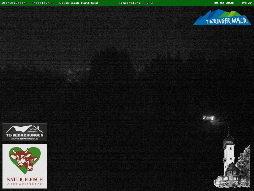 Archiv Foto Webcam Oberweissbach - Blick vom Fröbelturm