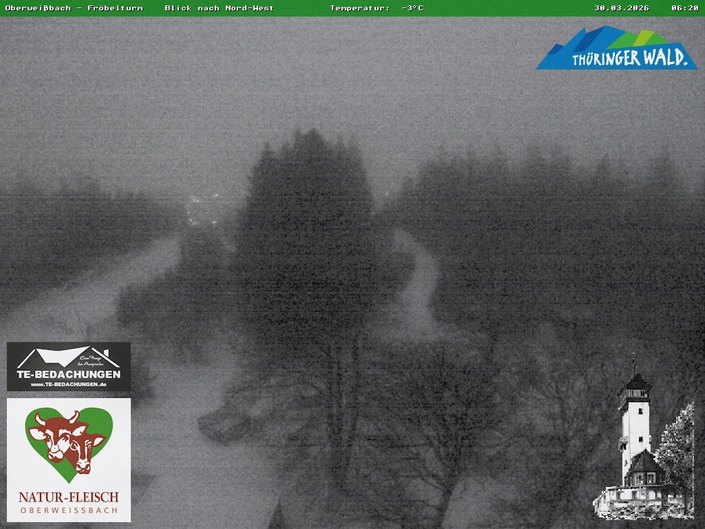 Archiv Foto Webcam Oberweissbach - Blick vom Fröbelturm