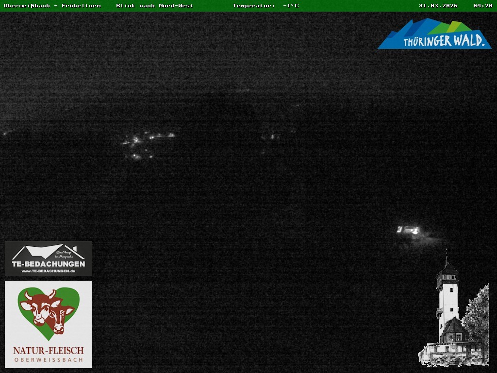Archiv Foto Webcam Oberweissbach - Blick vom Fröbelturm