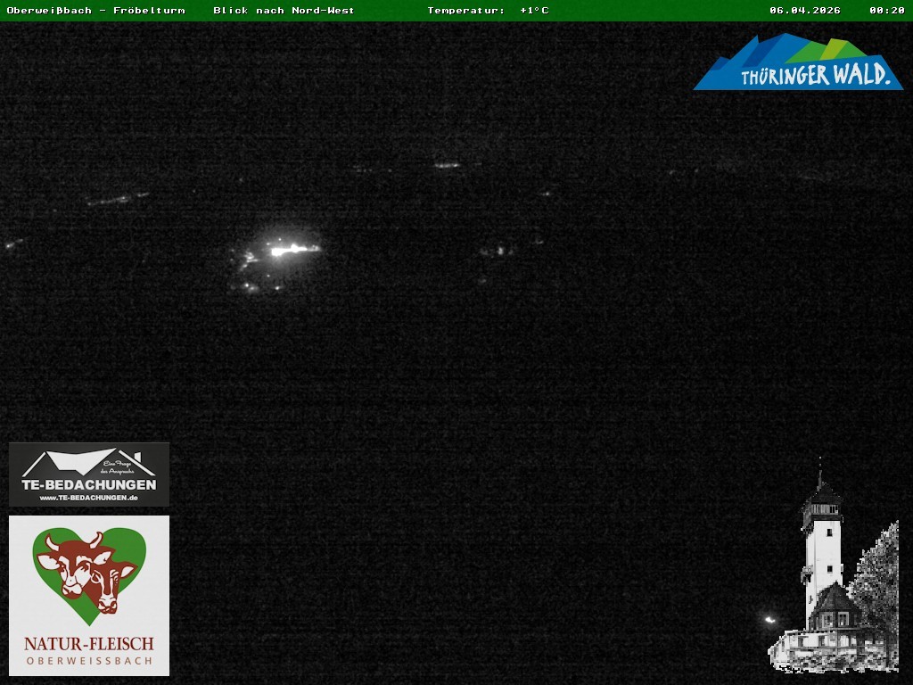 Archiv Foto Webcam Oberweissbach - Blick vom Fröbelturm