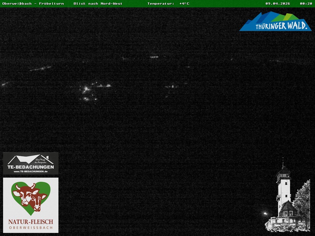 Archiv Foto Webcam Oberweissbach - Blick vom Fröbelturm