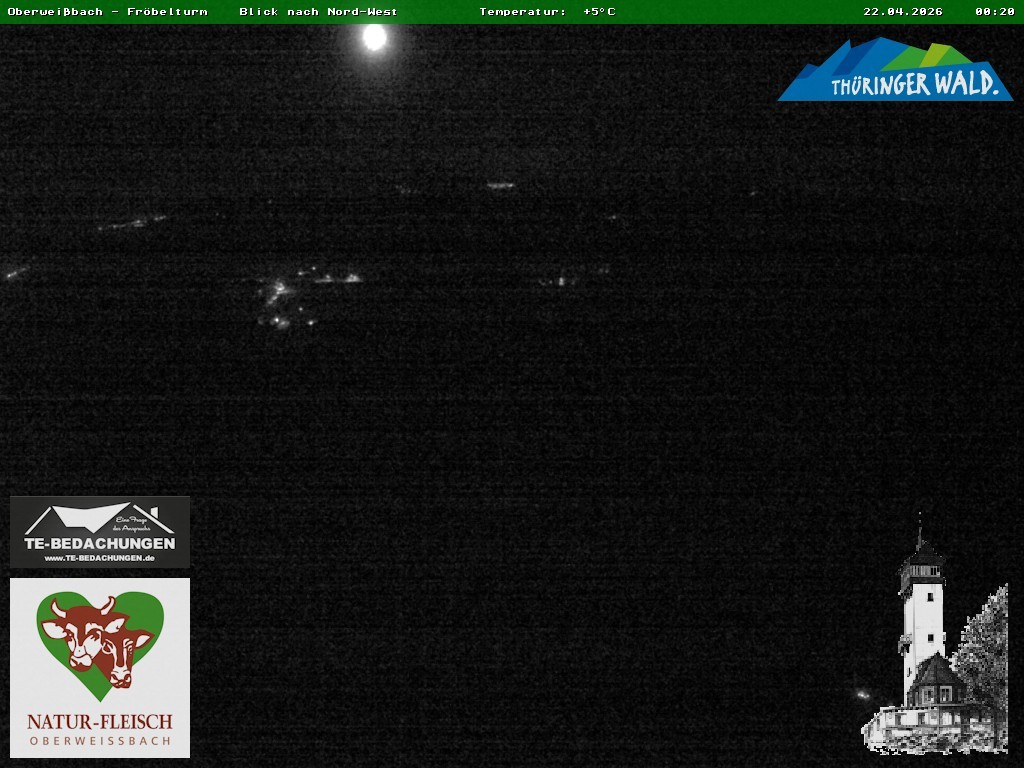 Archiv Foto Webcam Oberweissbach - Blick vom Fröbelturm